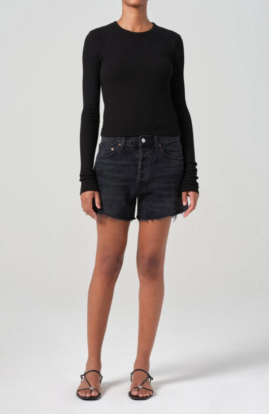 Parker Long Short in Fright Staple Piece Fitted Comfort