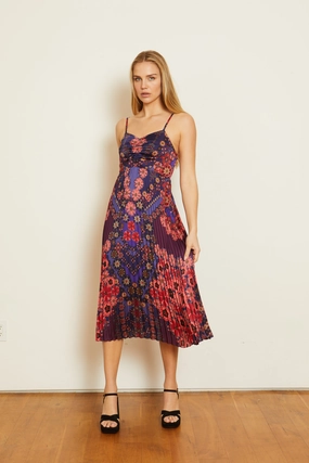 Donna Dress Patchwork Pansy Soft Layering