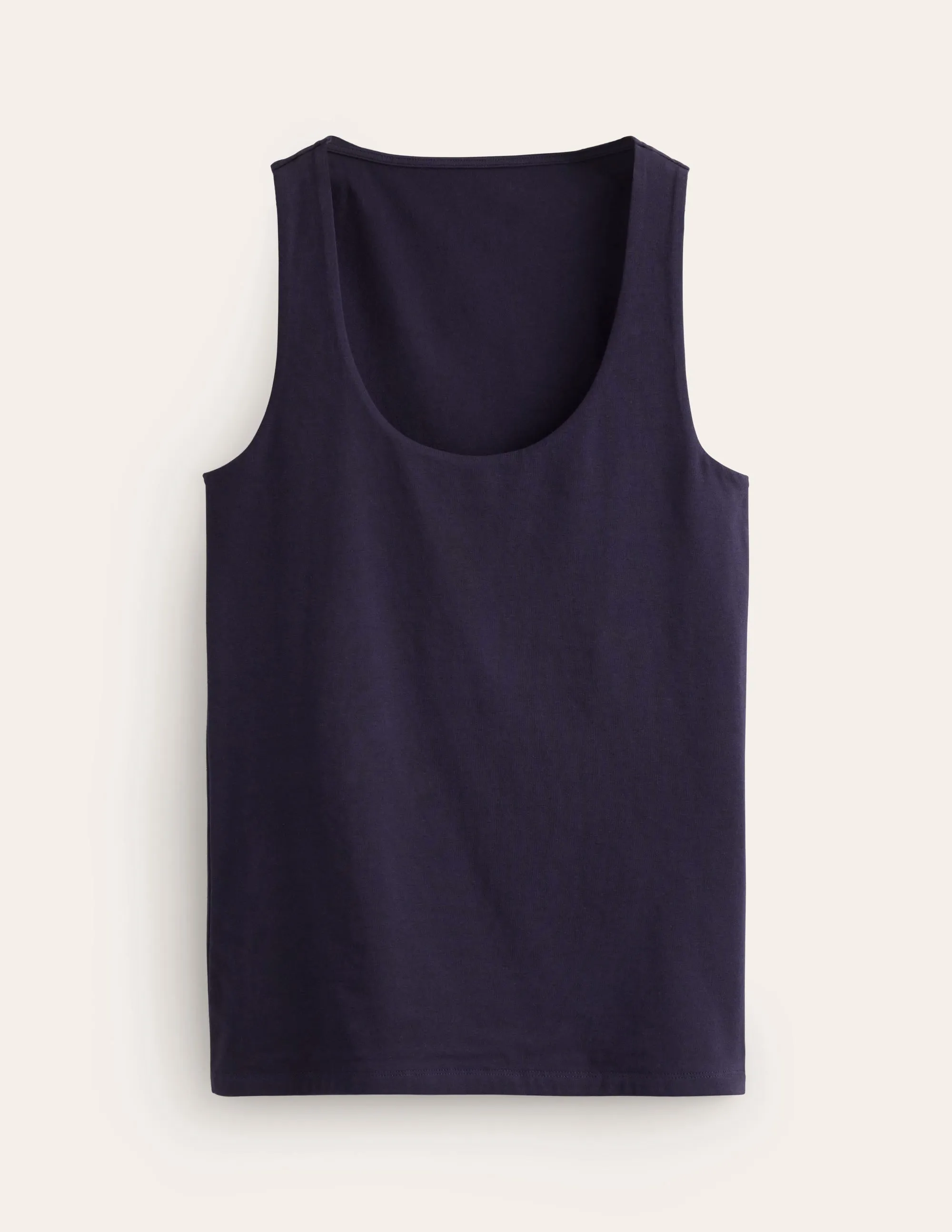 FlexibleMobility Double Layer Scoop Neck Vest-Navy