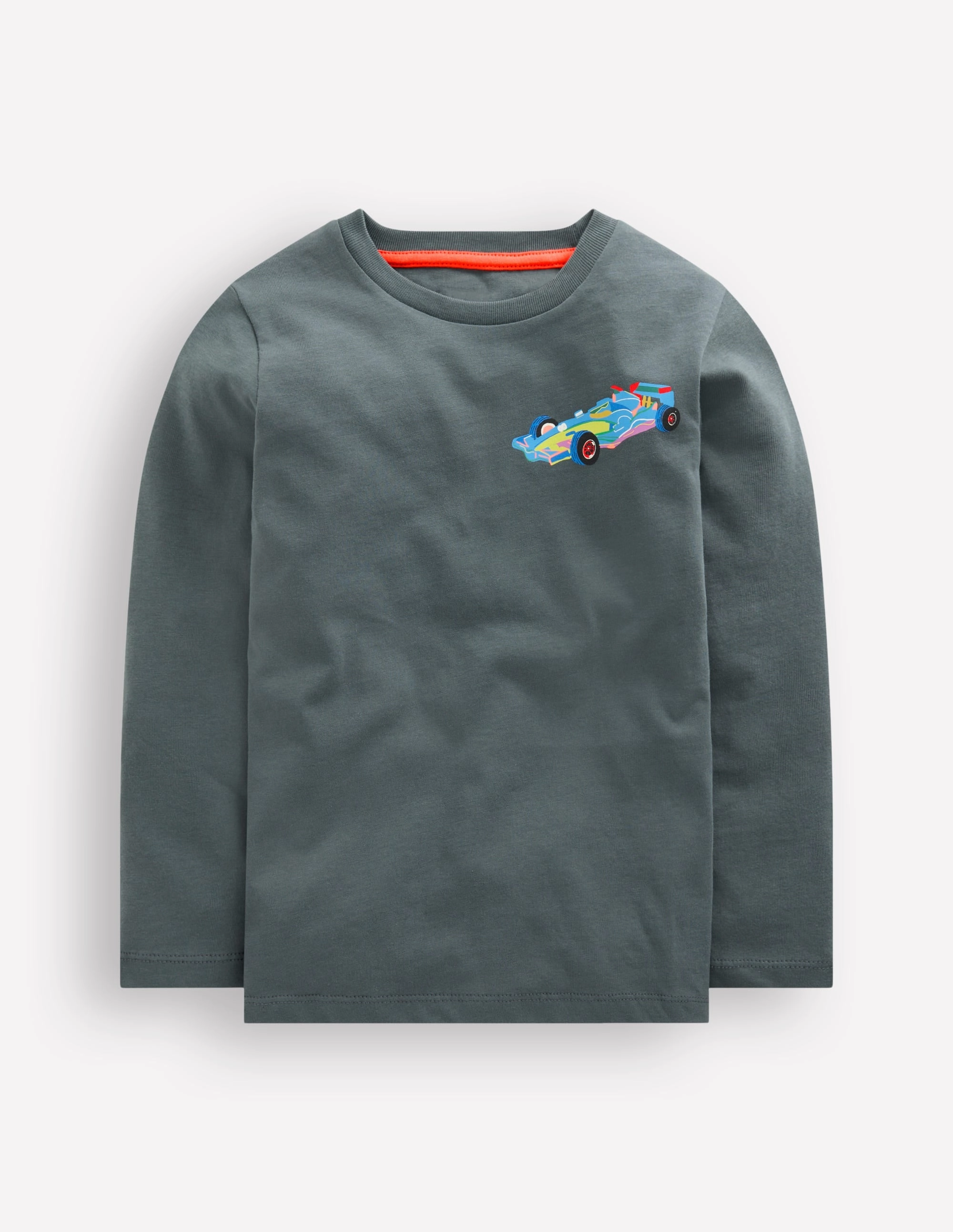 Multipanel Construction Front & Back Printed T-shirt-Smoke Kit Car