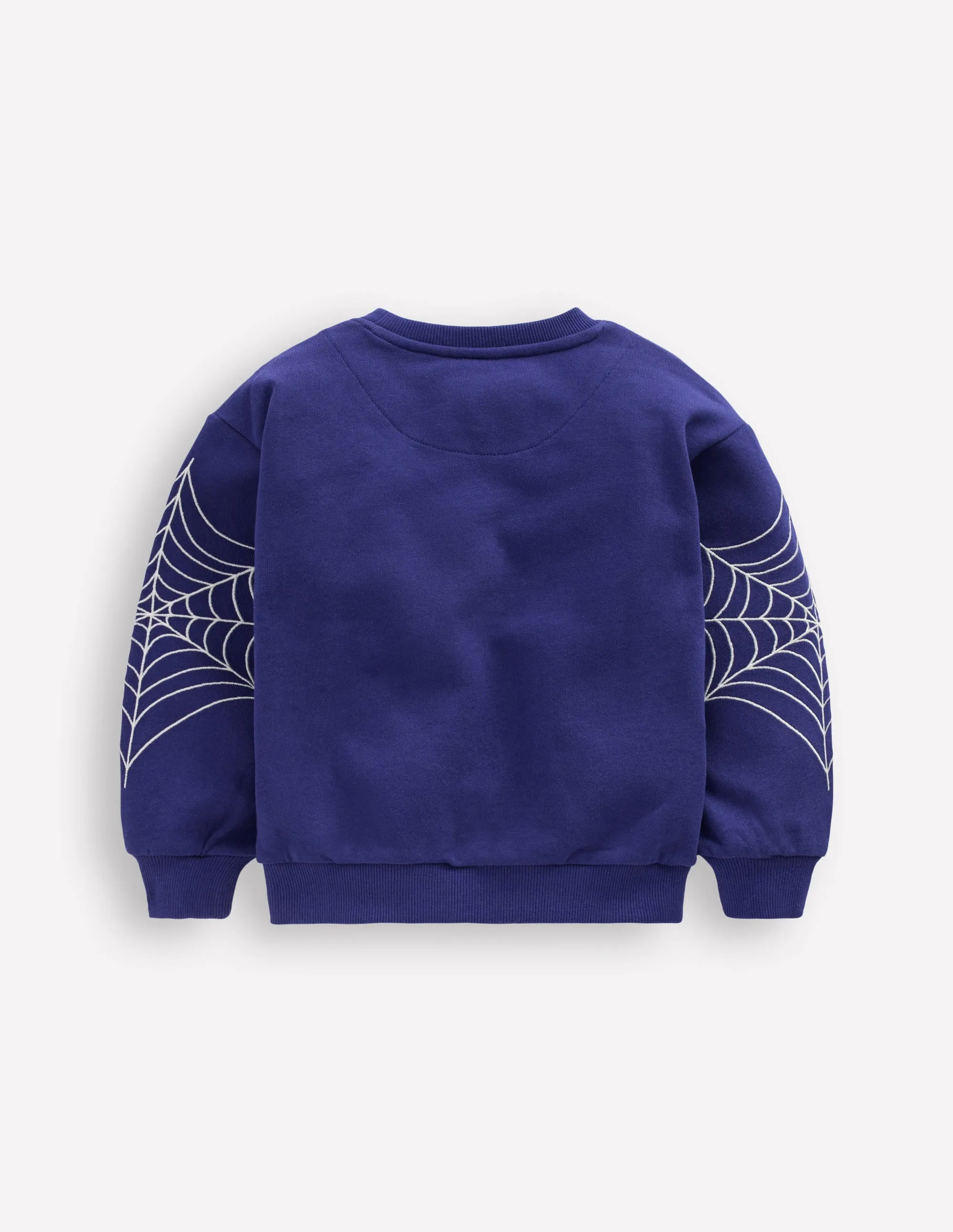 Stretch Technology AthleticInspired Fun Sweatshirt-Starboard Blue Spider