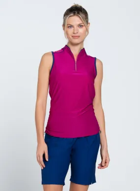 On Par Zip Tank ThermalLining Ultraviolet Protection Finish