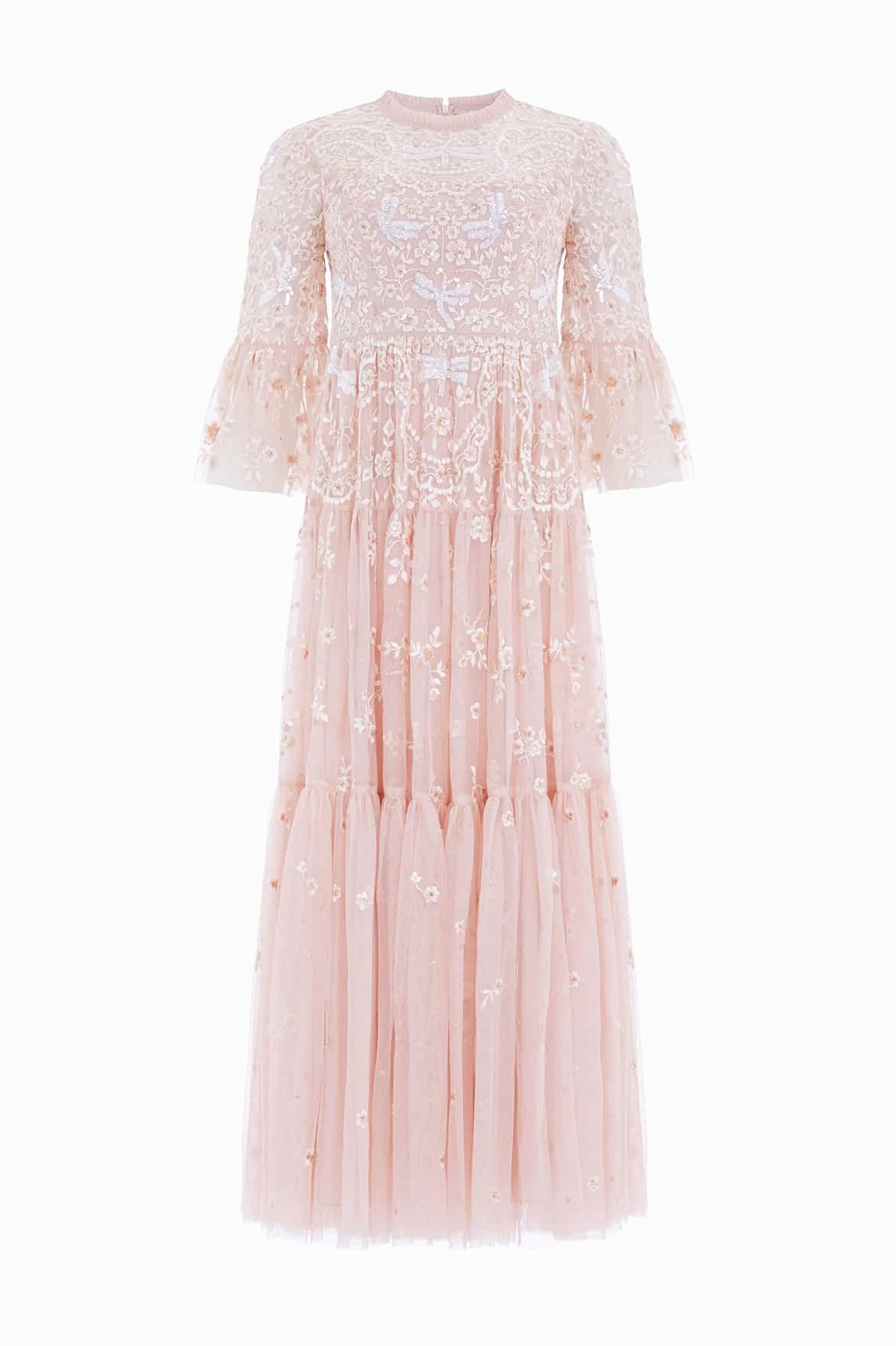 Versatile-Style Simple Chic Dragonfly Garden Ankle Gown