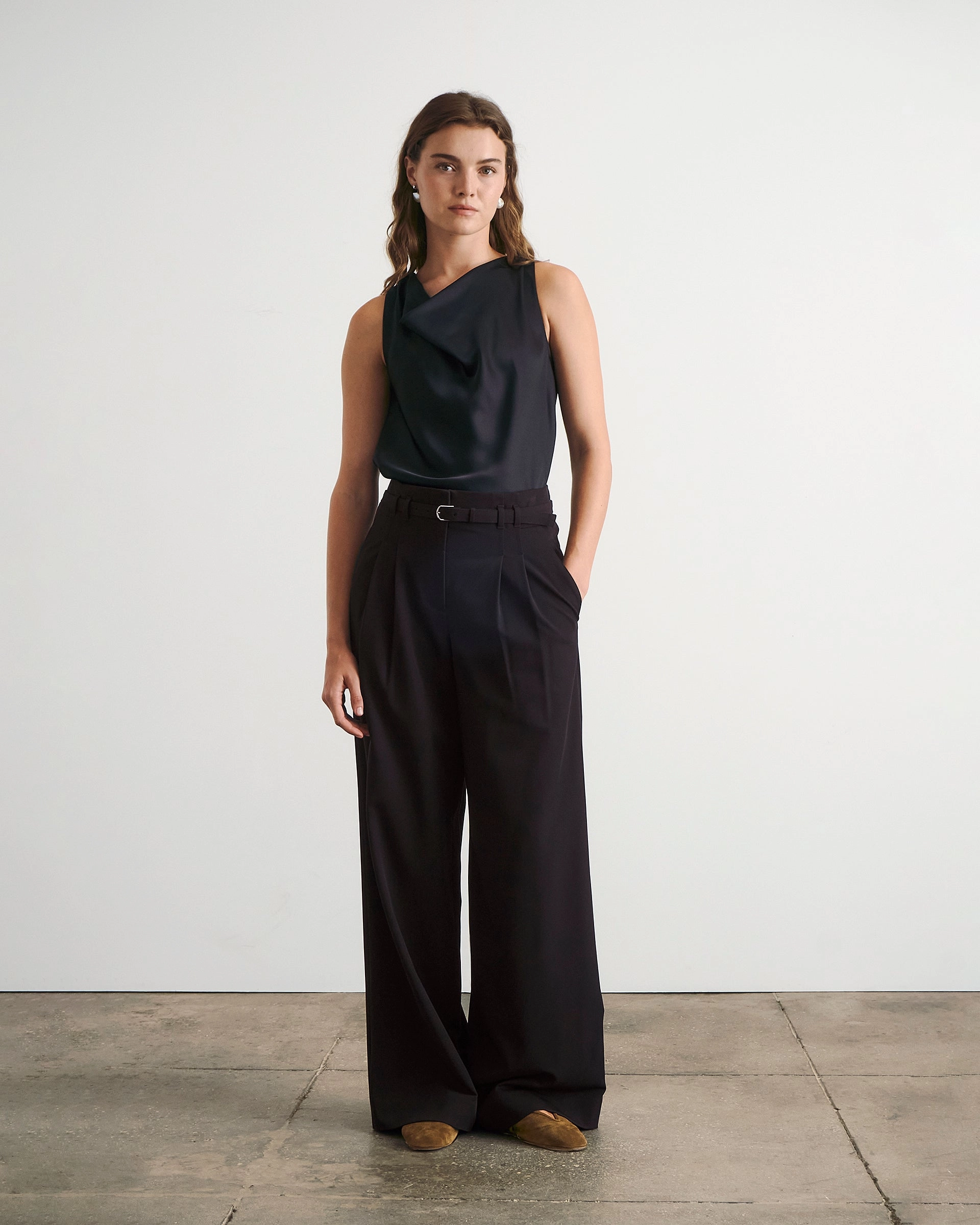 Drew Pant Cozy Stretch Wide Leg