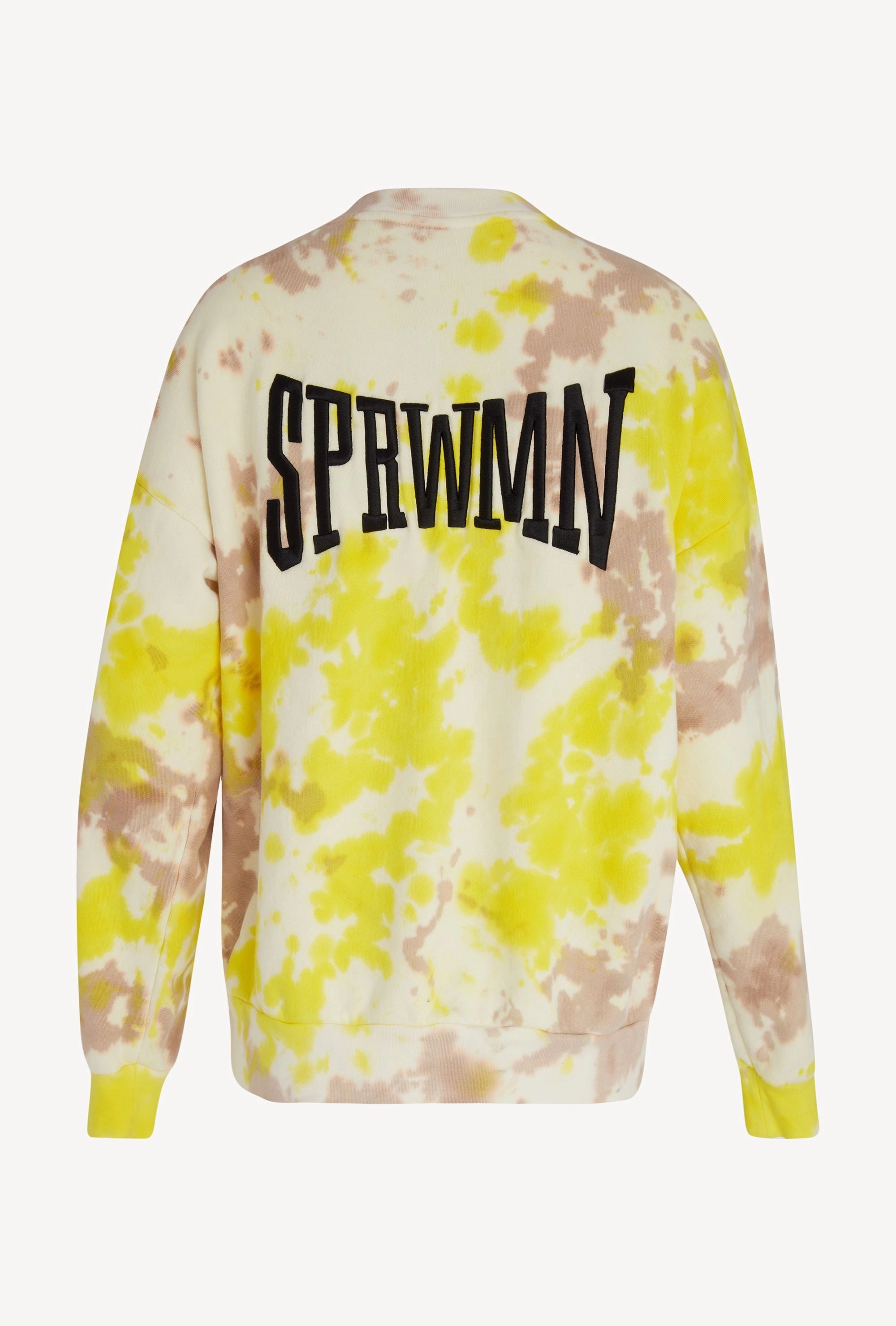 Crewneck Sweatshirt Logo Lemonade Tie Dye QuickDrySystem Thermal Regulating Fabric