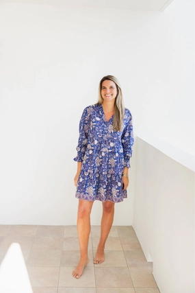 Smooth Wear Textured Flow Dover Dress Purple Passion