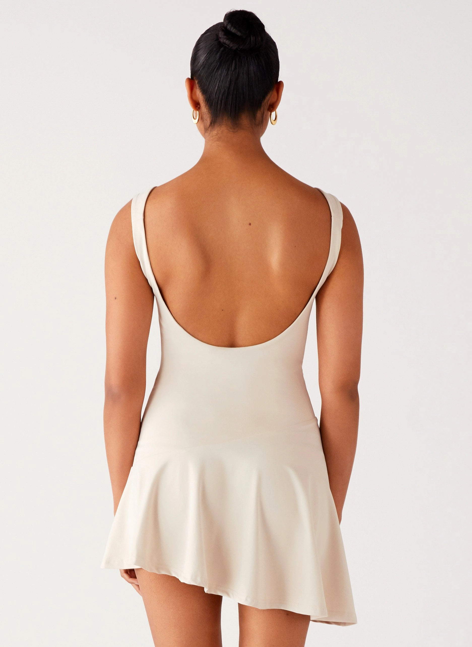 Dune Whisper Mini Dress - Ivory