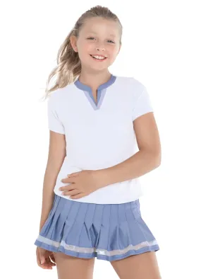 Scoop Neck Shape Compact Thermal Insulation Double V Short Sleeve