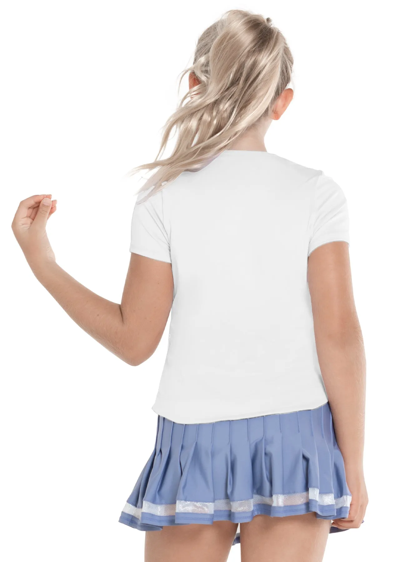 Double V Short Sleeve LightweightConstruction SunProtective