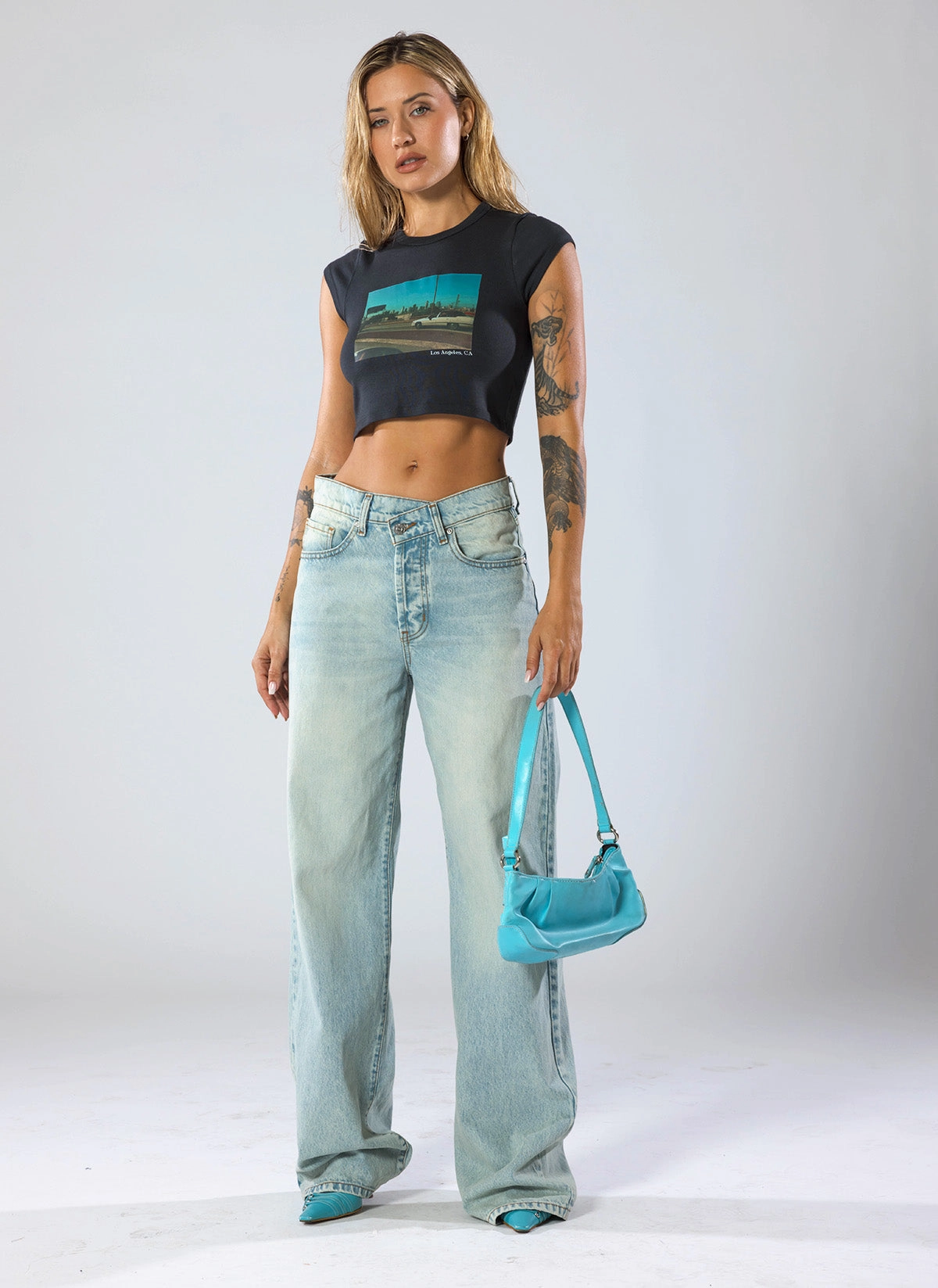 Perfect Fit Oversized Jean / Seattle Blue