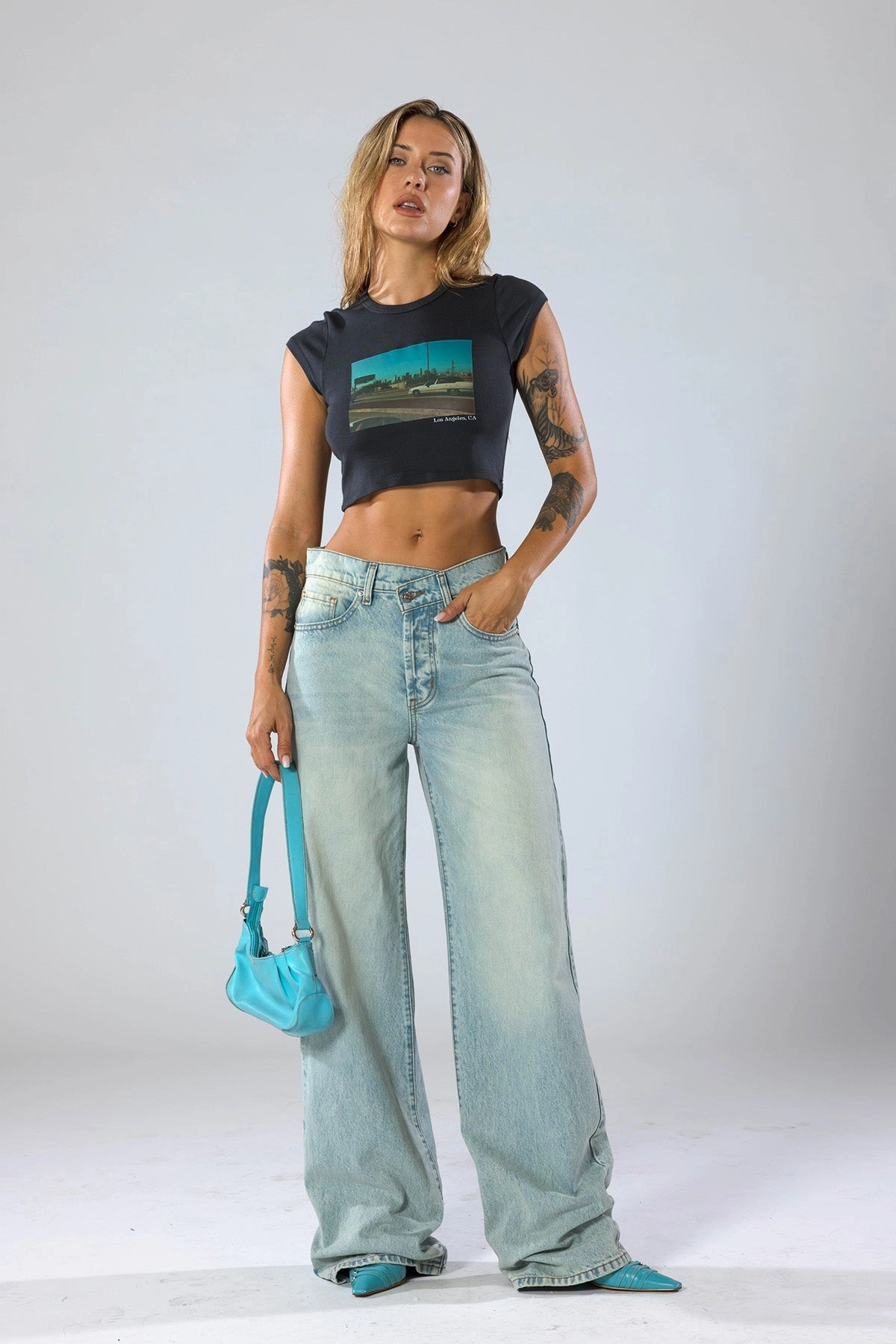 Tough Flex Oversized Jean / Seattle Blue