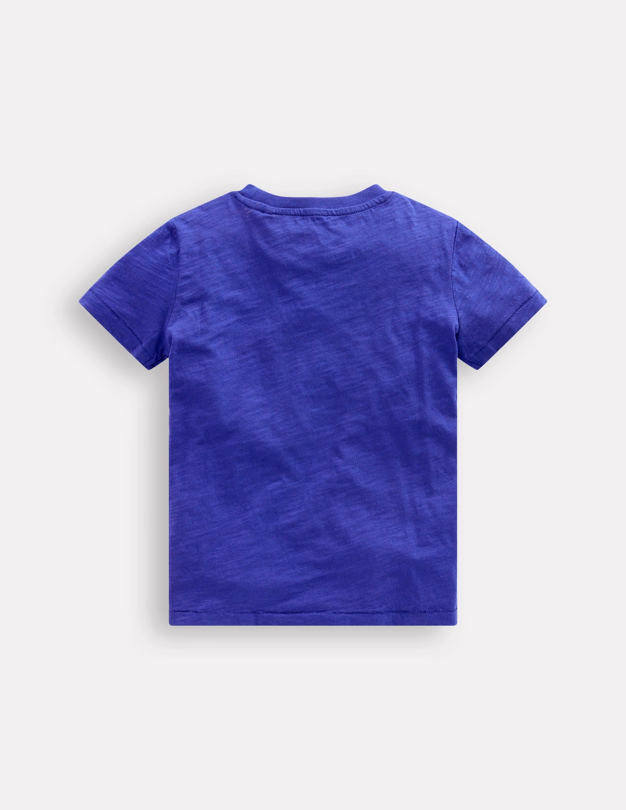 Everyday Short Sleeve T-Shirt-Bright Blue Yarn Dyed Stripes
