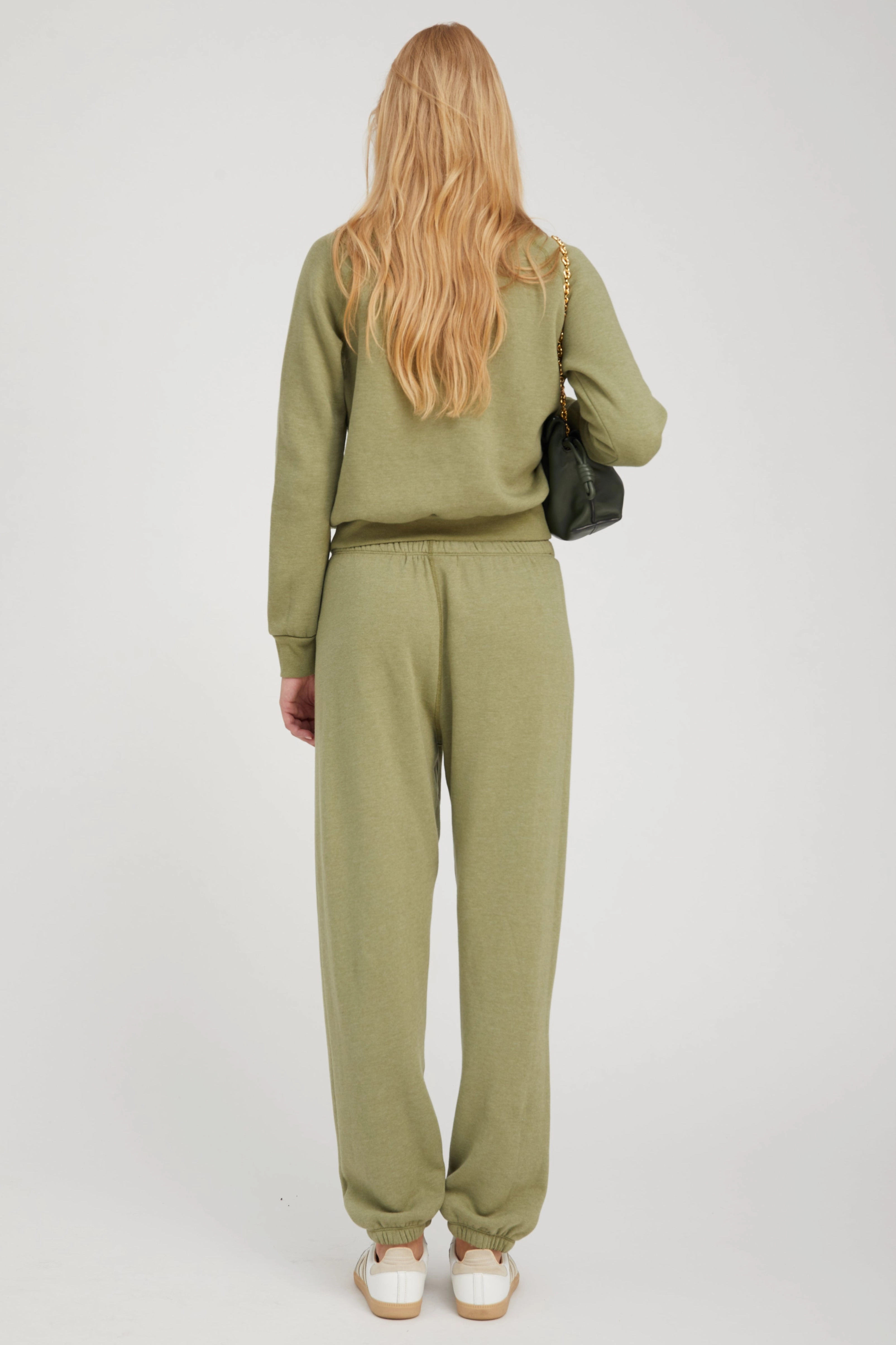 High Neckline Basil Shrunken Raglan Sweatshirt