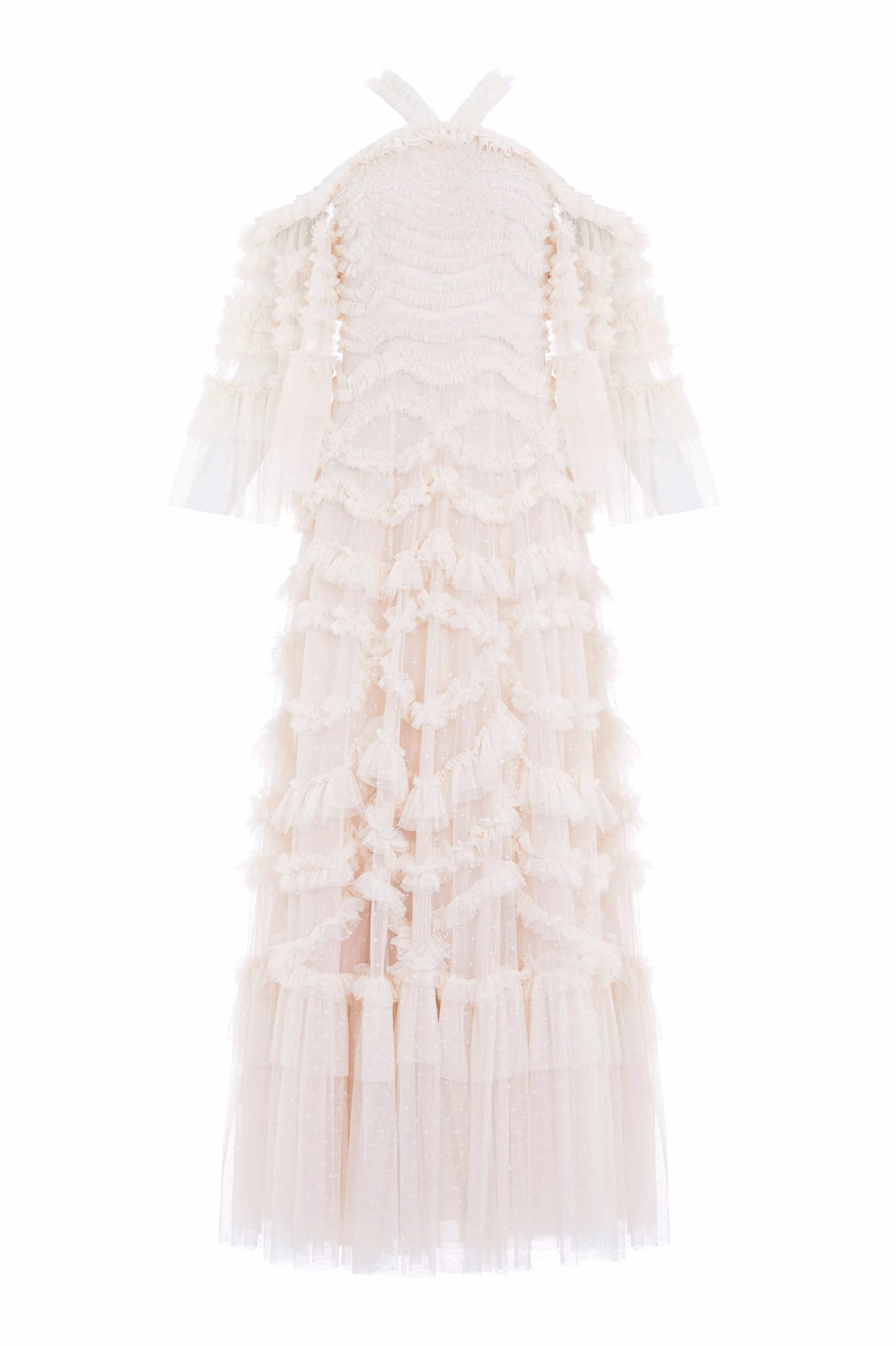 Bronte Off-Shoulder Gown Minimalist feel