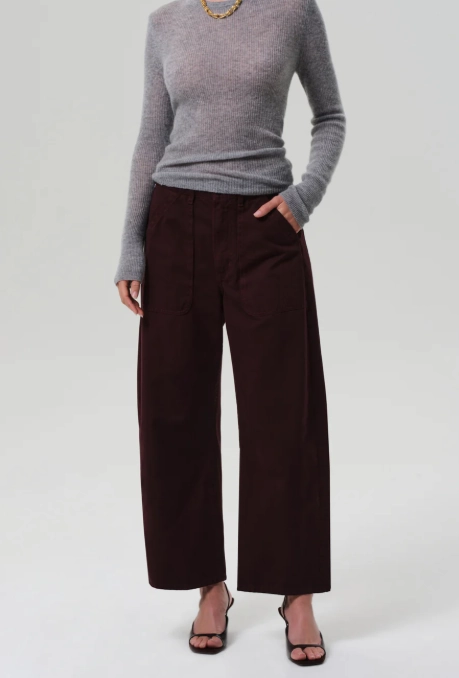 Style Essential Functional Outfit Ayla Cargo In Mahogany