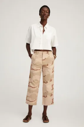 Moisture Management Dusty Pink Camouflage Slash Pocket Trousers