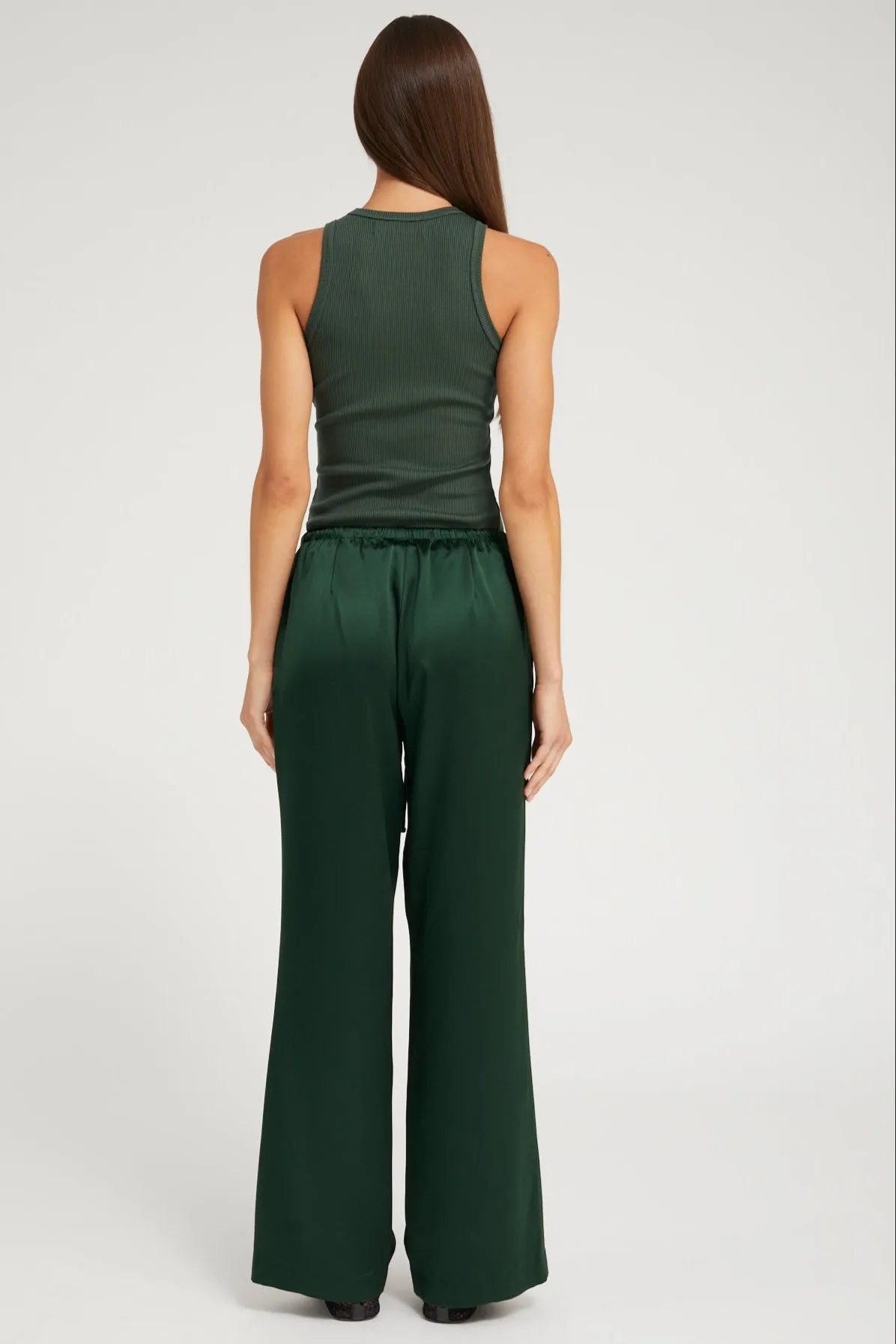 Zero Waste Manufacturing Layer-Friendly Fit Ivy Silk Kauai Pants