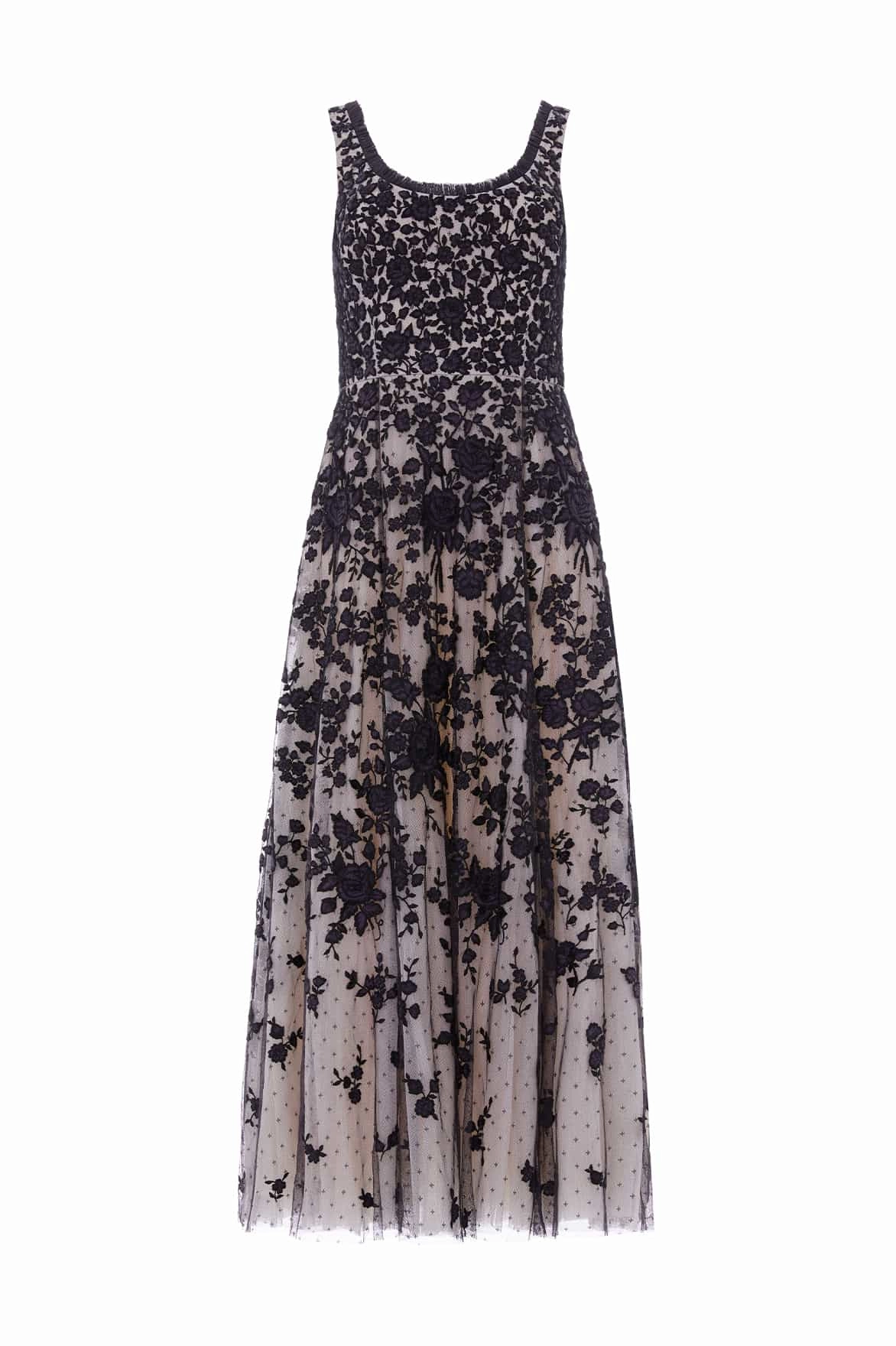 Clean Cut Rosa Scoop Neck Ankle Gown