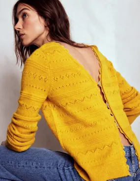 Leticia Lace Trim Jumper-Golden Rye Simple Casual Style