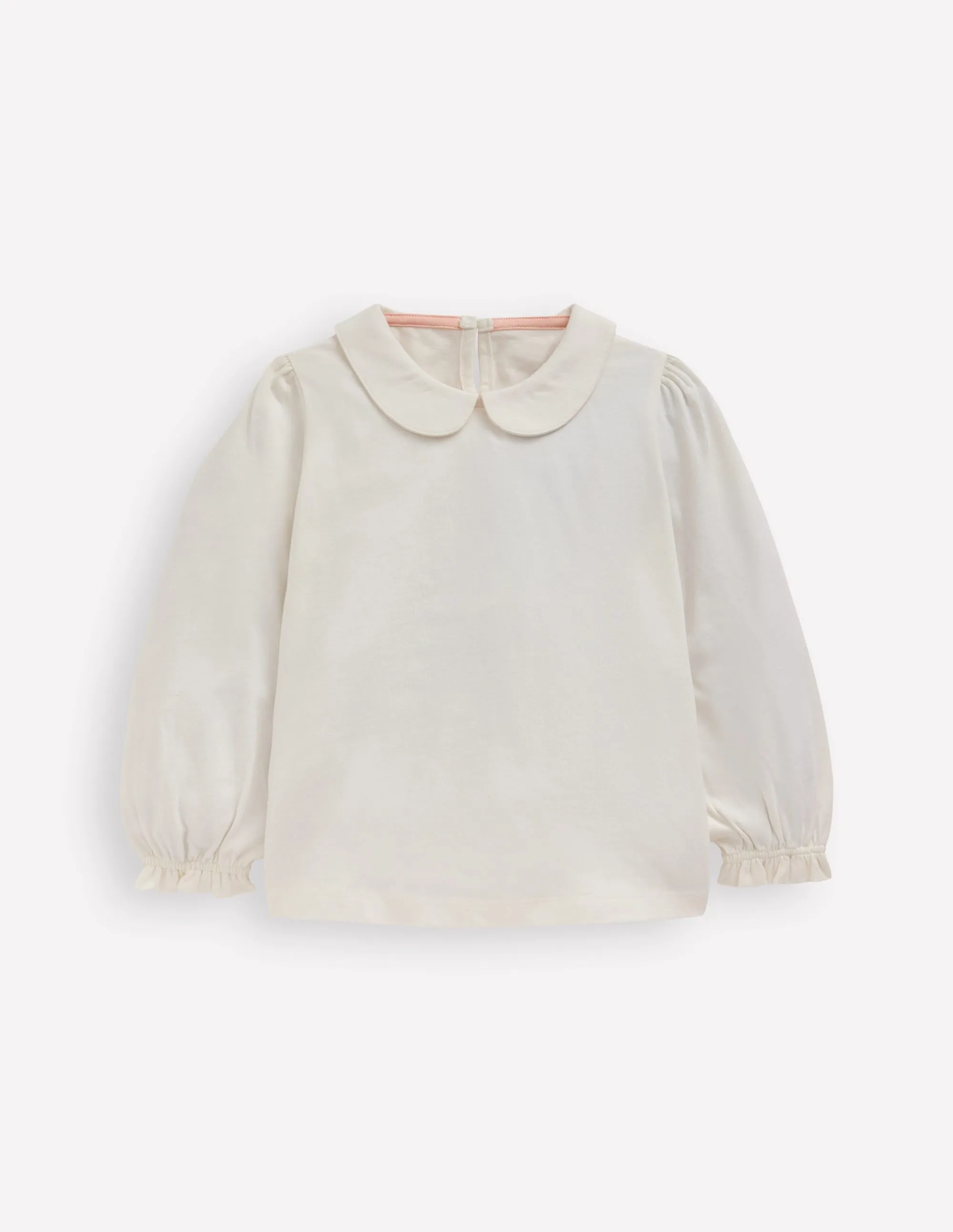 Indoor clothing Collared Jersey Top-Soft Ivory