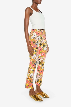 Teen Outfit Elegant Breathable fabric The Mid Rise Smokin' Double Flood in Flowers Al Fresco