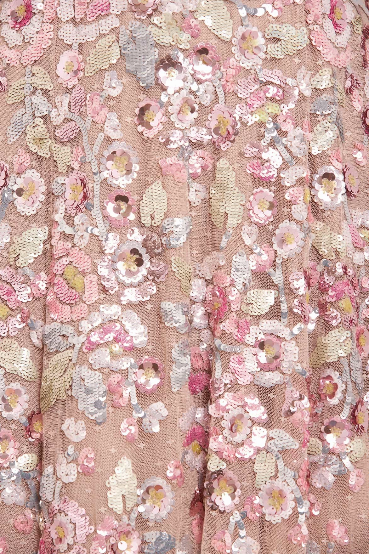 Comfy Design Smart Cut Sequin Paradise Long Sleeve Gown