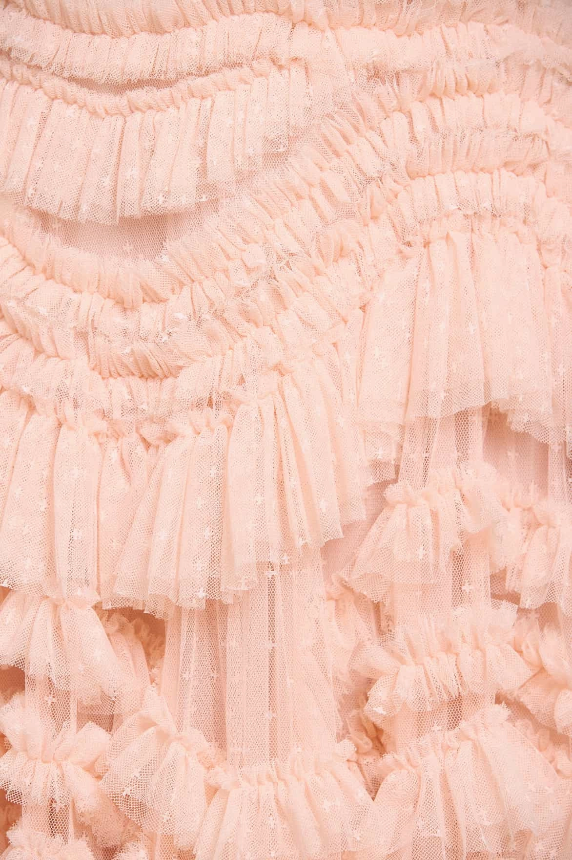 Vibrant Aesthetic Dressy Yet Comfortable Wild Rose Off-Shoulder Gown