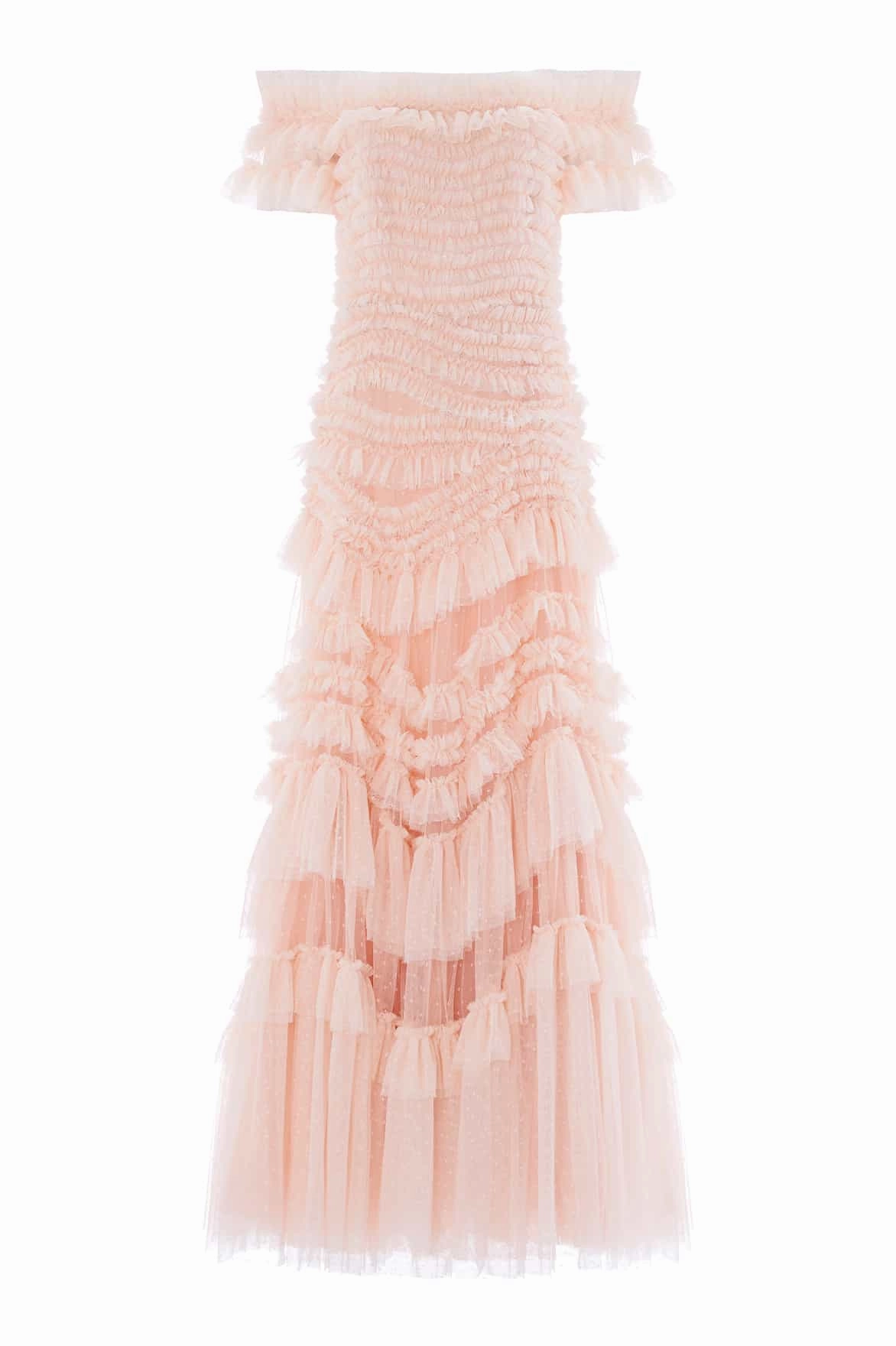 Wild Rose Off-Shoulder Gown Relaxed Layer Day Magic