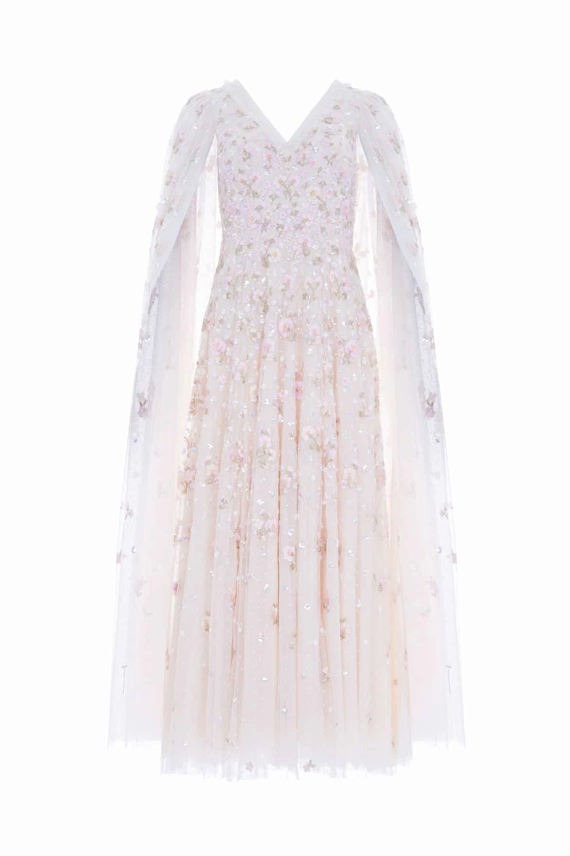 Comfortable Touch Ethically-Made Dahlia Ditsy Ankle Gown