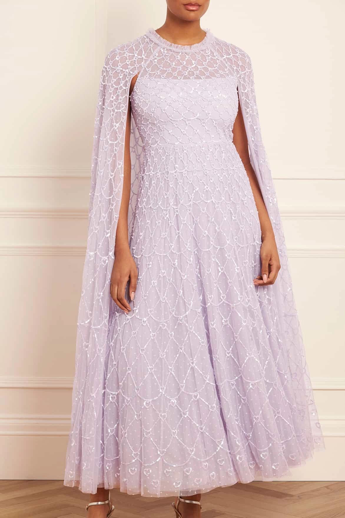 Heart Lattice Ankle Gown Sleek Flex