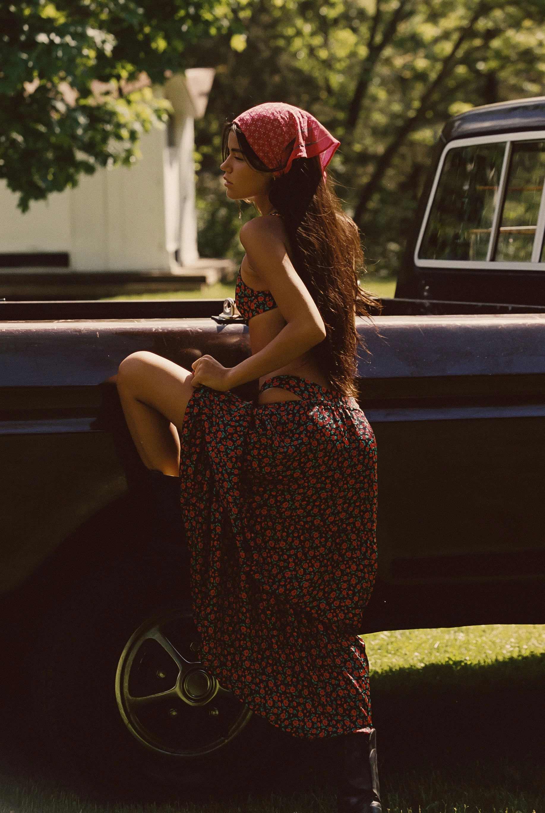 Soft Lining Kristina Maxi Skirt Satin - Geneva