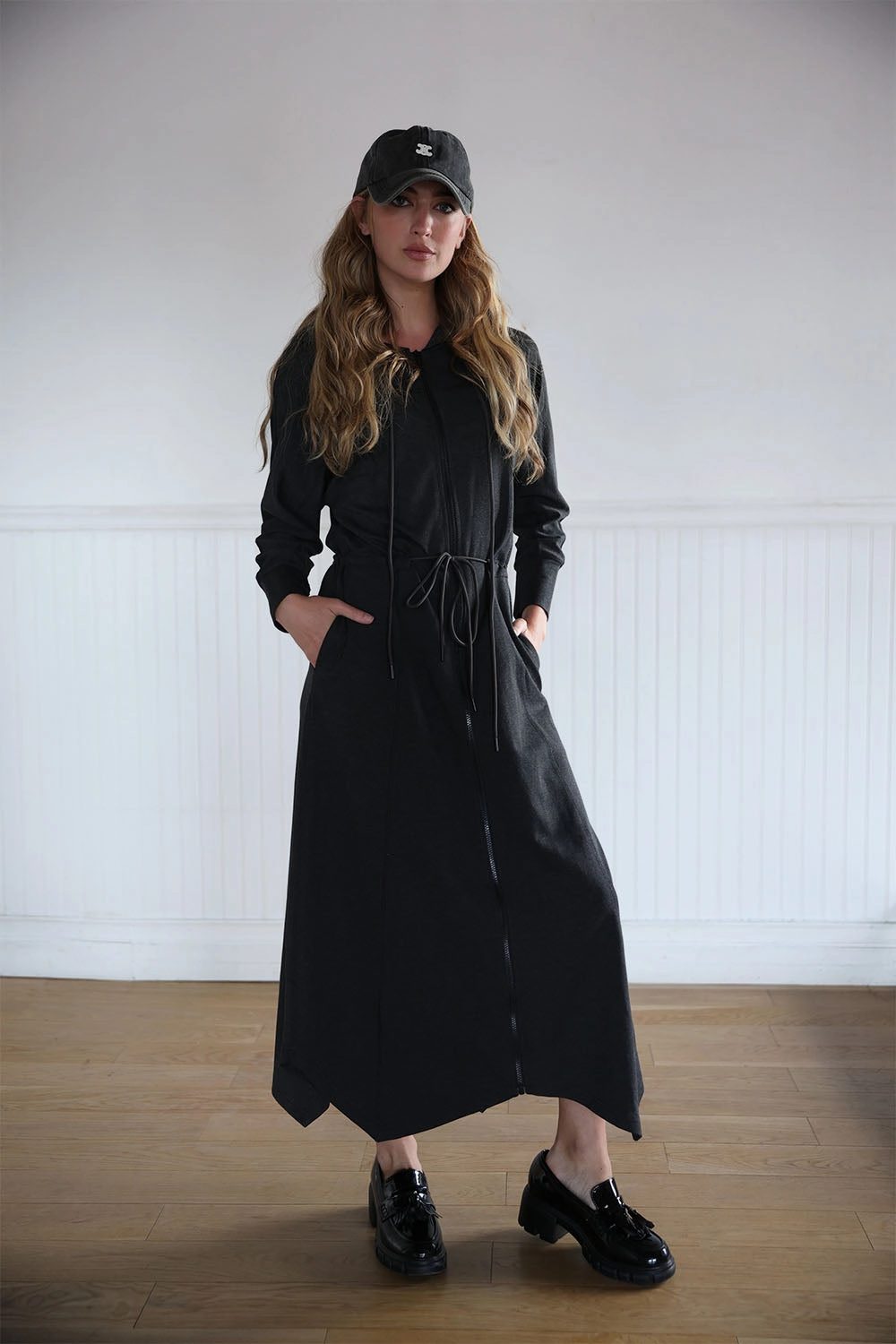 BYRD Basixx Zip Up Dress Layered Comfort