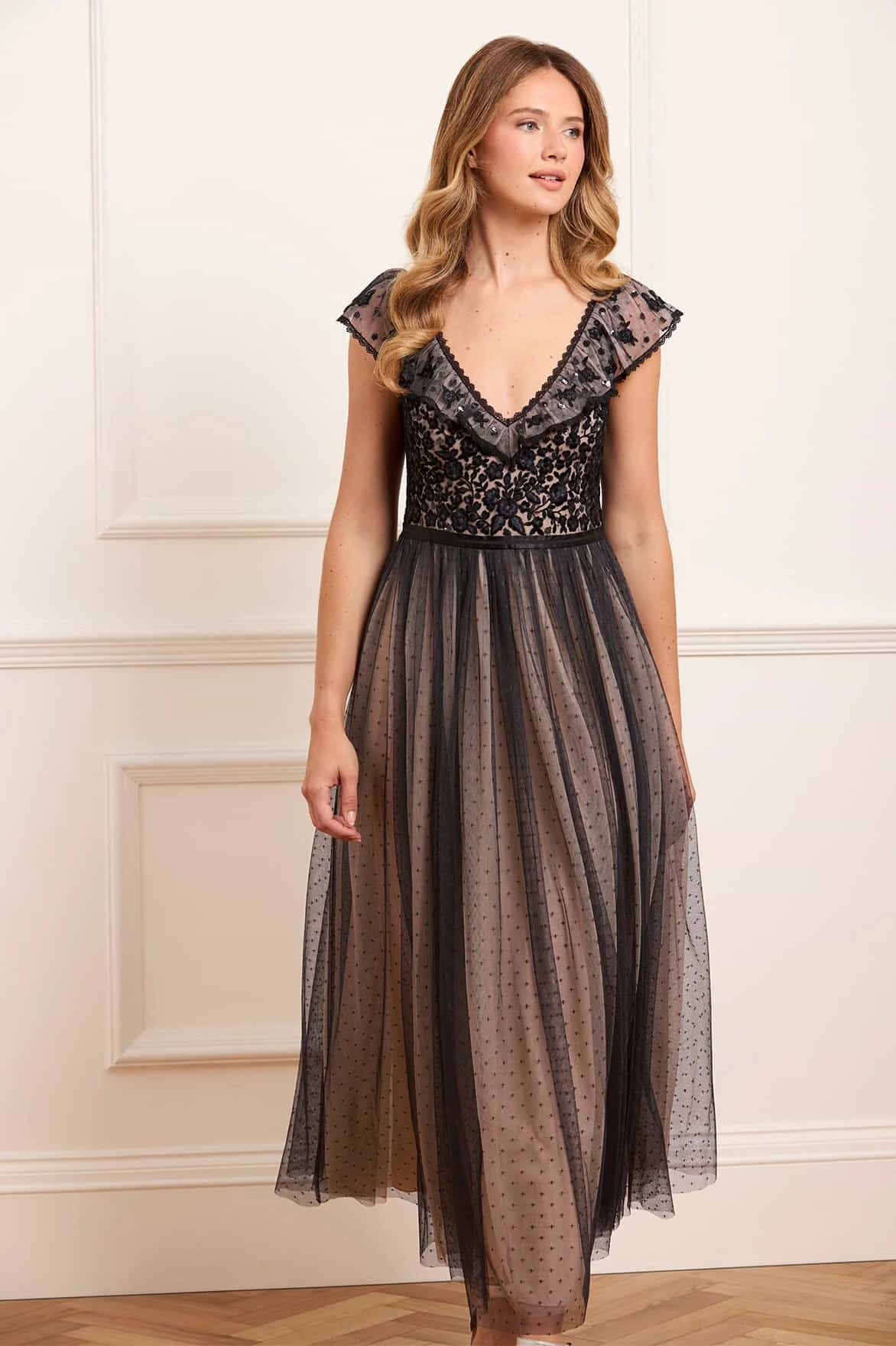Adeline Bodice Ankle Gown Classic Fit