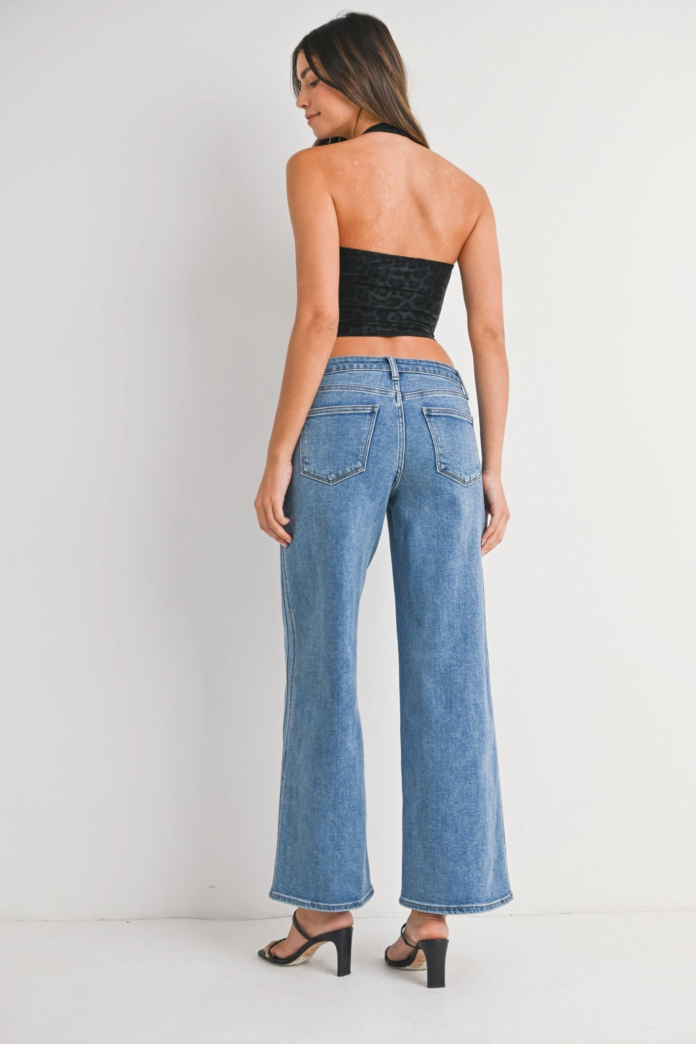 Ready For All High Quality Classic Wear Earthy ELENA WIDE LEG JEANS