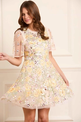 Elina Rose Short Sleeve Mini Dress Timeless Fashion Boho Mood