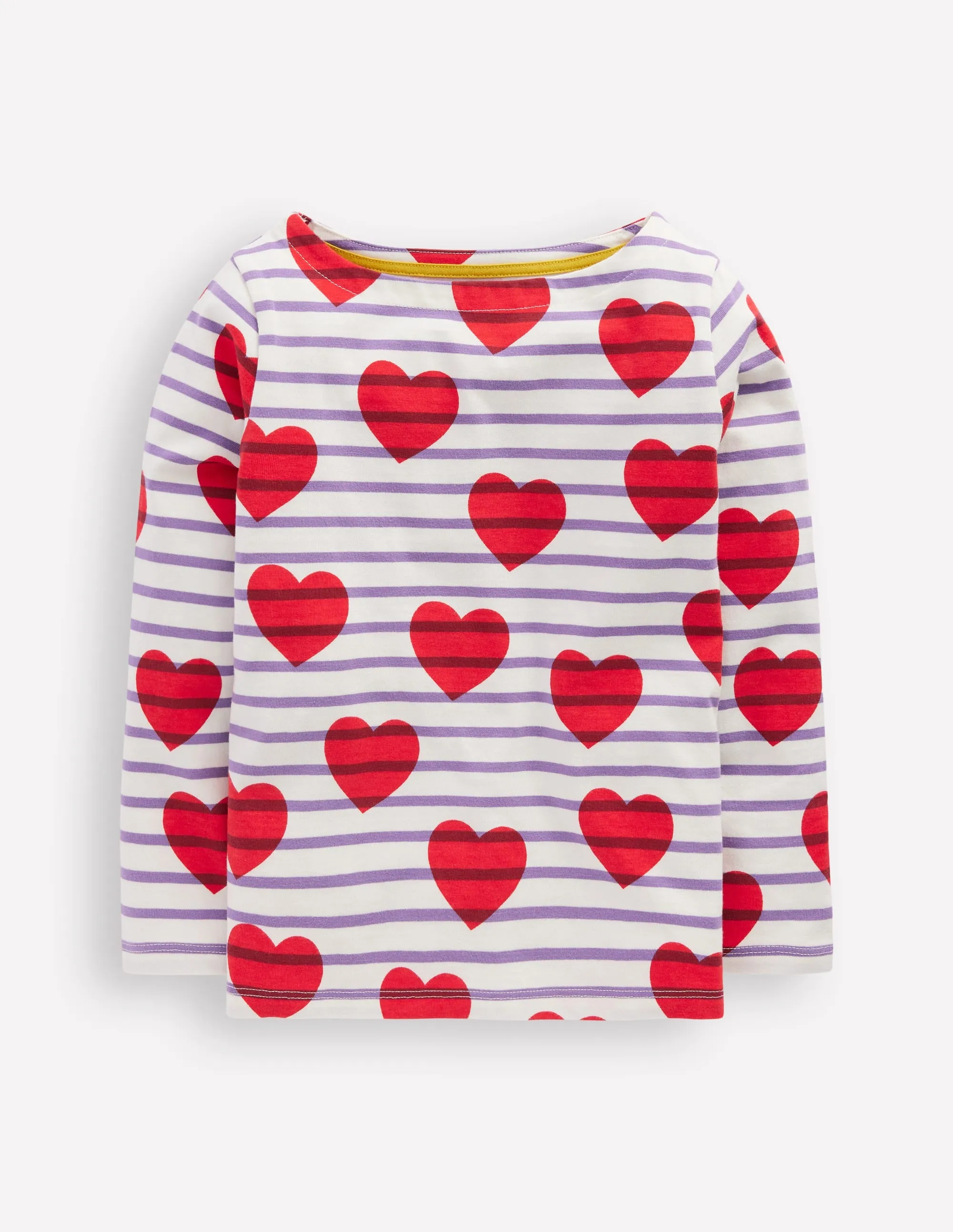 NonIrritatingTags Ella Breton-Stripe Hearts