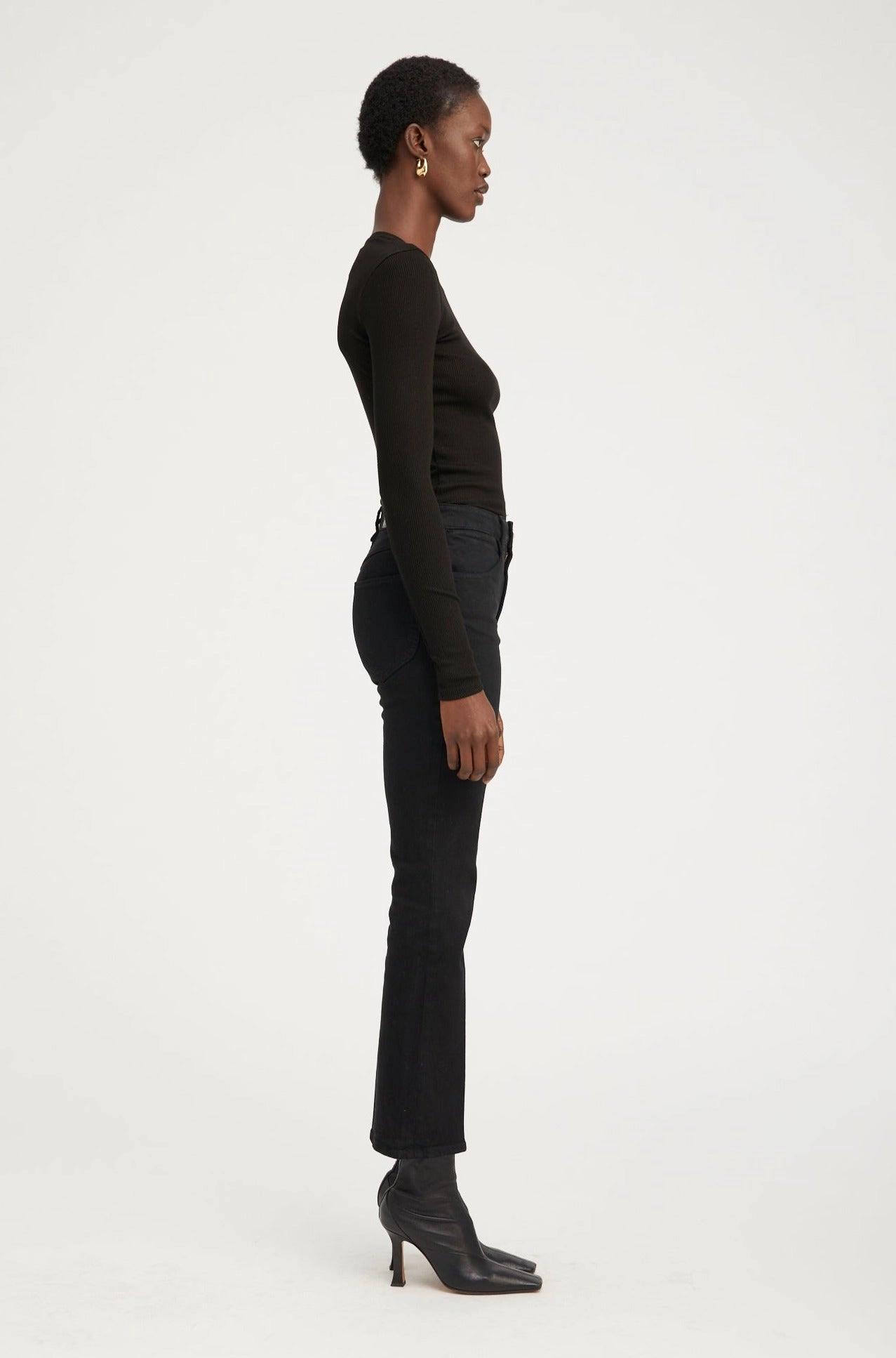 Ella Ankle Flare Denim Comfortable Fabric Movement Support