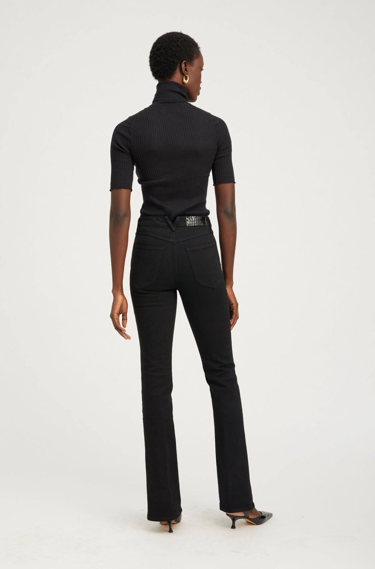 Ella Micro Flare Denim Body-Hugging Fit