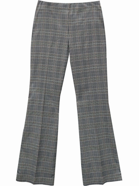 Ellie Bootcut Pants in Plaid Functional Style hypoallergenic material
