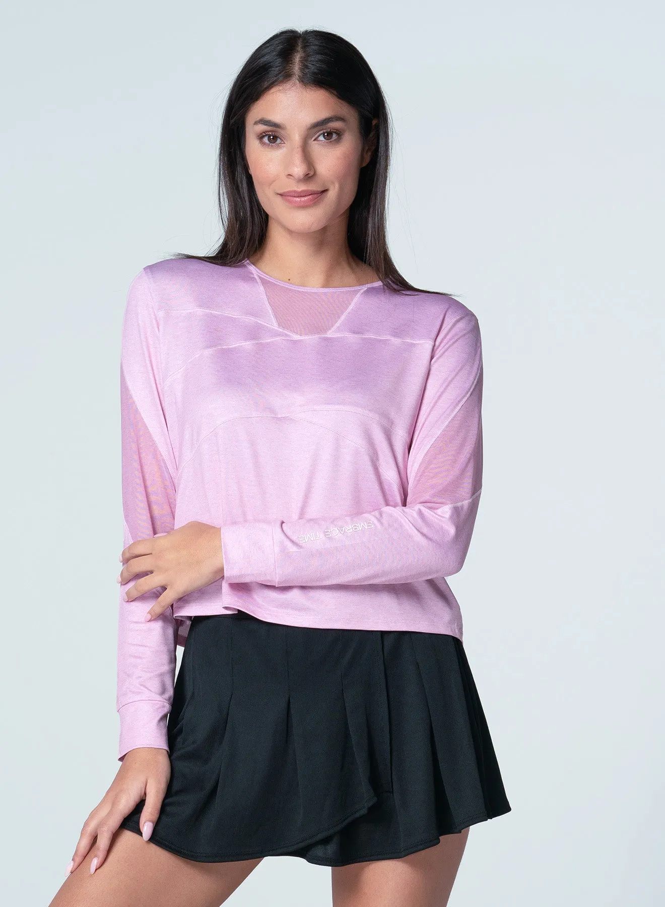 Contoured Side Panels Embrace Time Long Sleeve