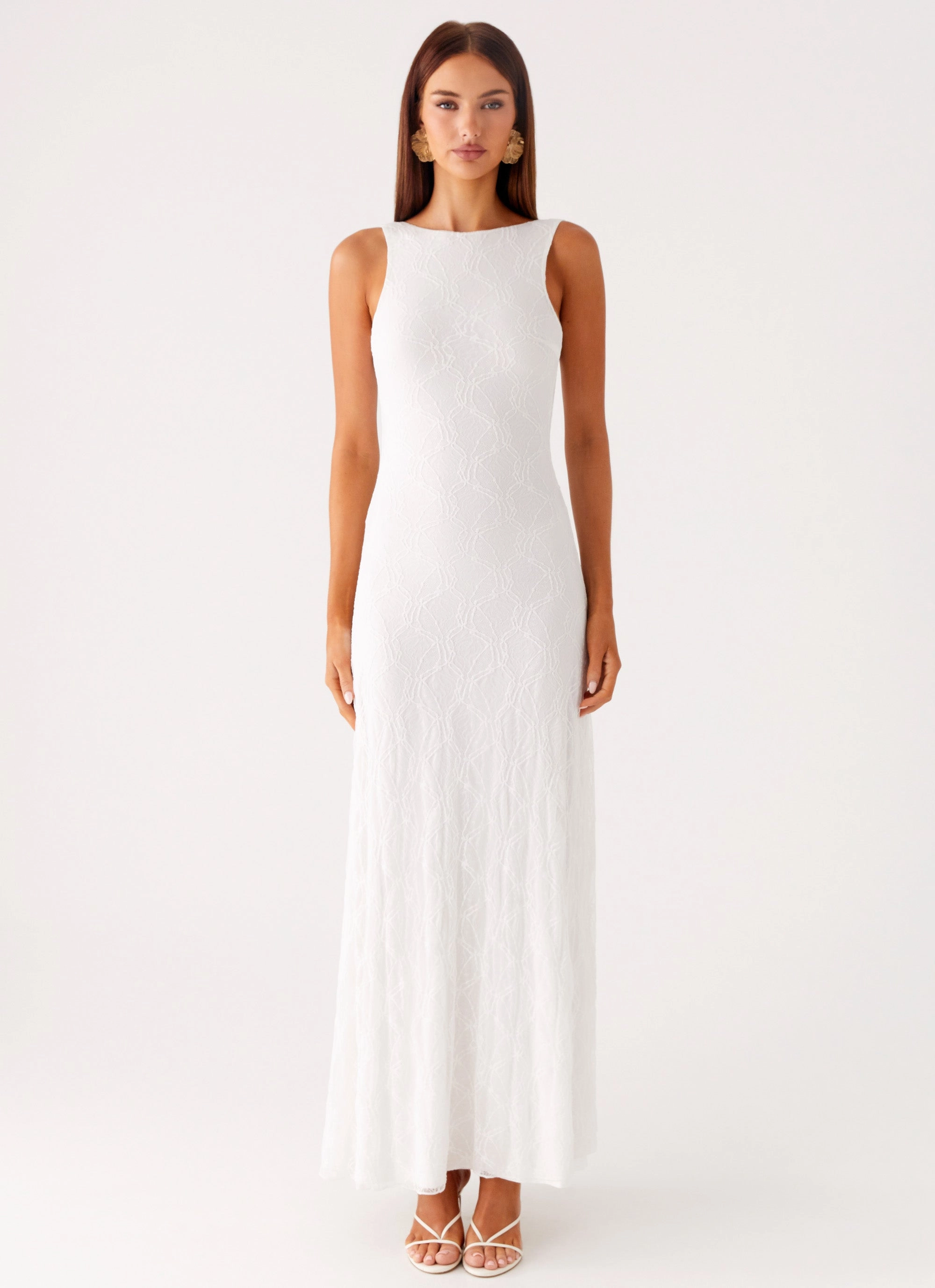 Embrace The Sun Maxi Dress - White