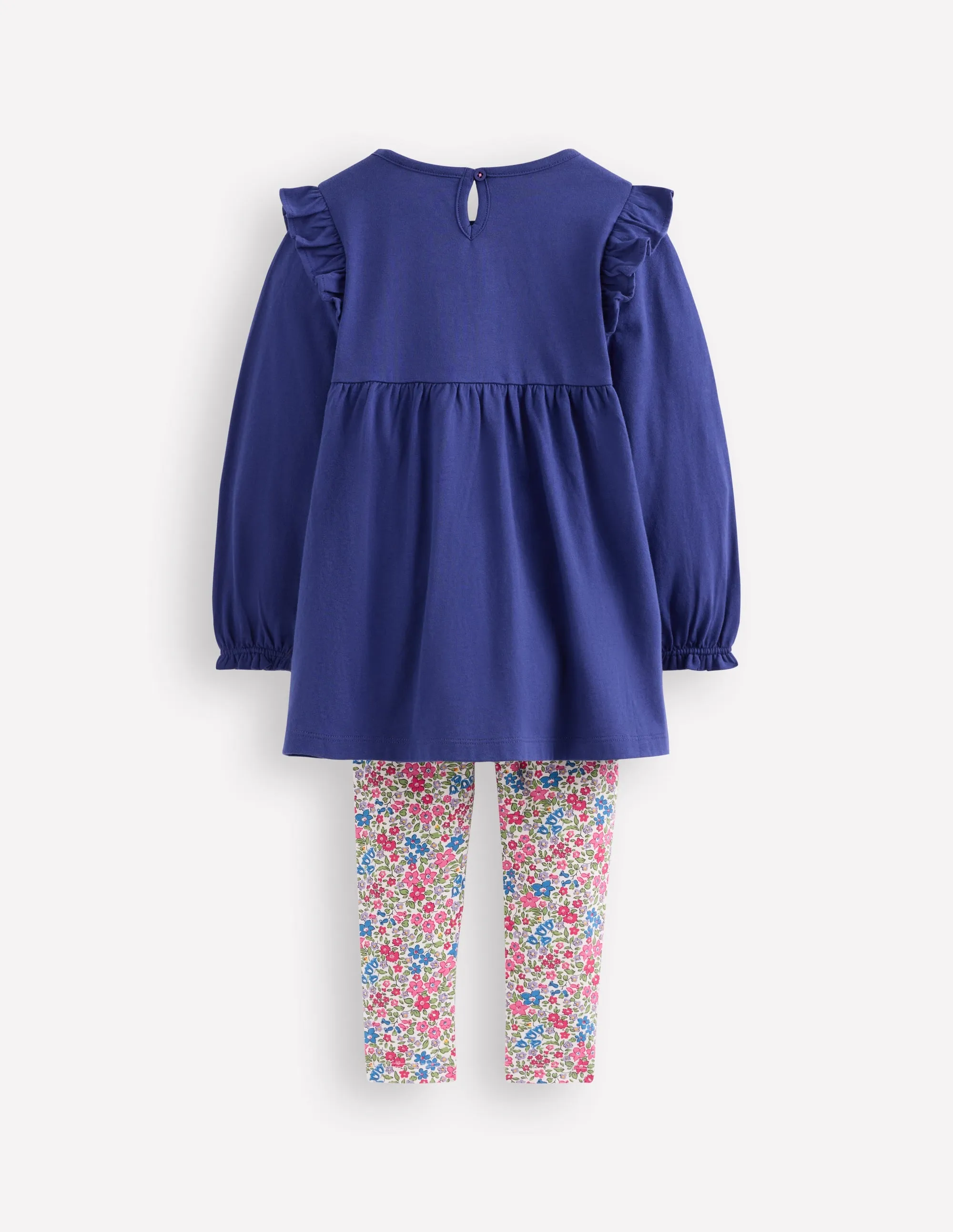 Versatile Design Casual Comfort Fit Embroidered Tunic Set-Starboard Horse Embroidery