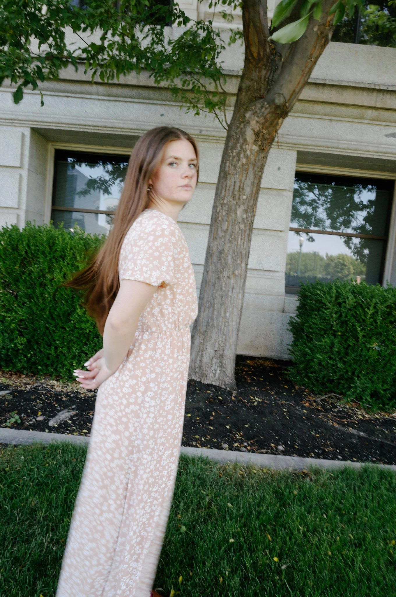 Elastic-Waist Tailored Fit Emmaline Dress