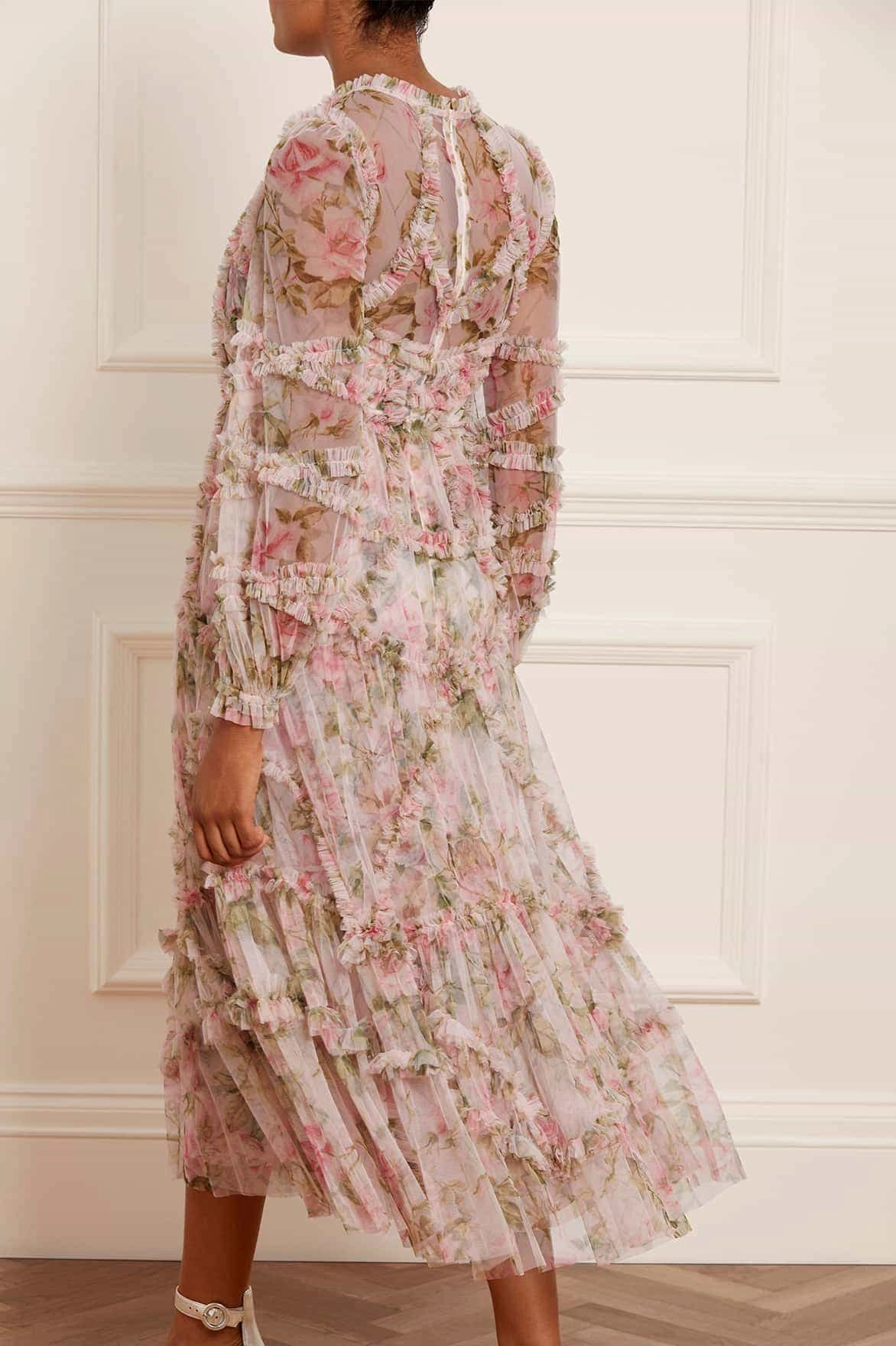 English Rose Diamond Ruffle Ballerina Dress Summer Mood Farm Air