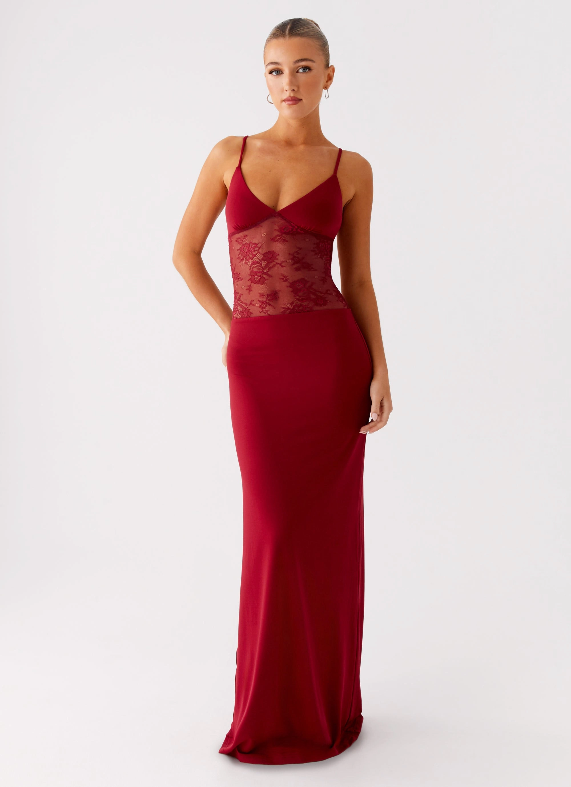 Envy Maxi Dress - Maroon