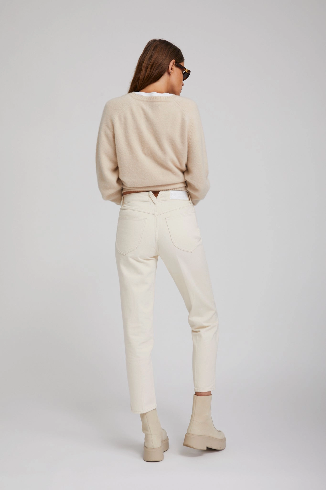 Lightweight Yoko Crop Straight Leg Denim