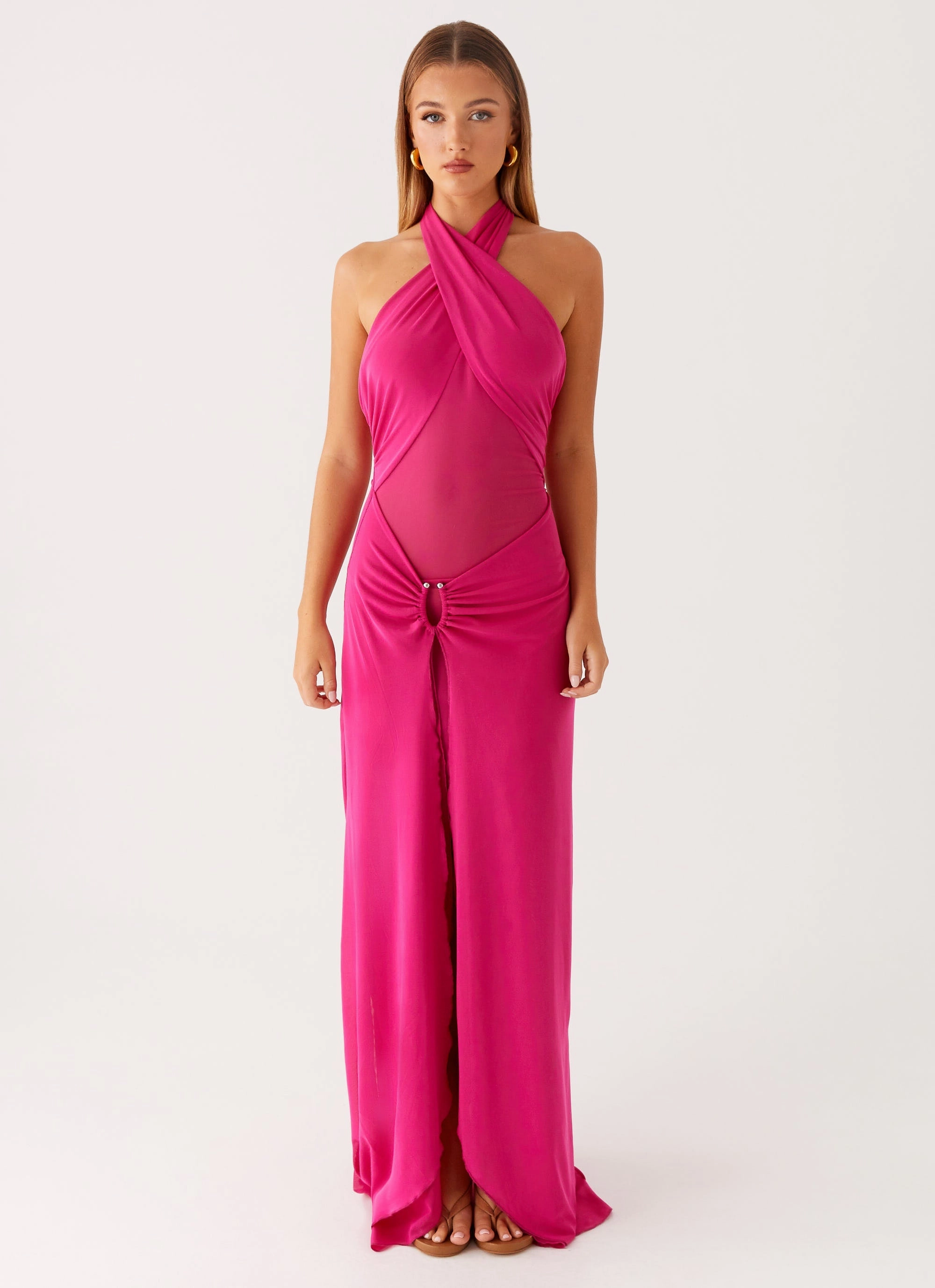 Ericka Maxi Dress - Hot Pink