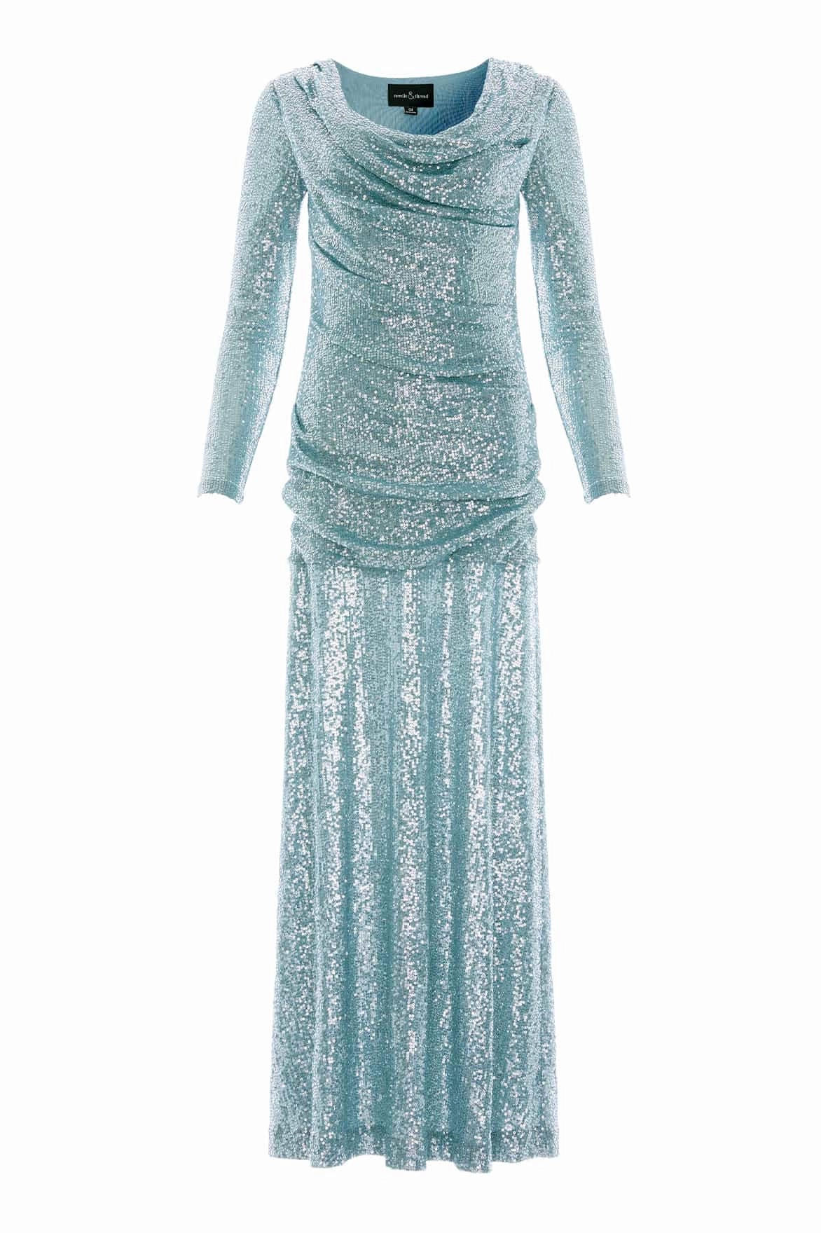 Erin Long Sleeve Gown Clean Fit