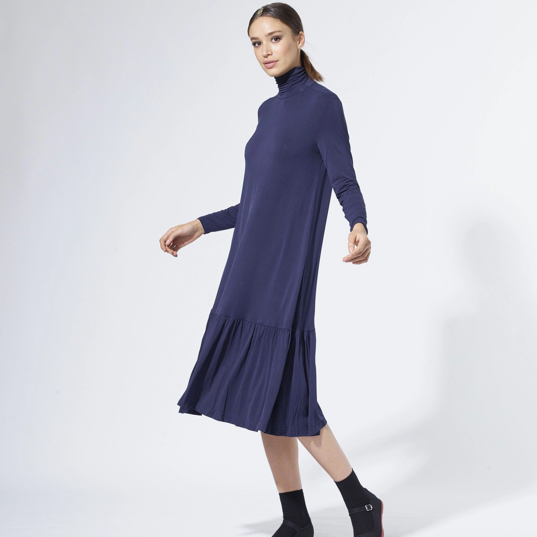 Turtleneck Dress | Navy [Final Sale] Polished Form