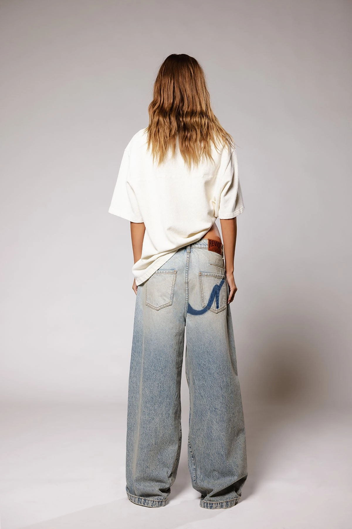 Body Sculpting ElasticCuffs Empire Jean / Mist